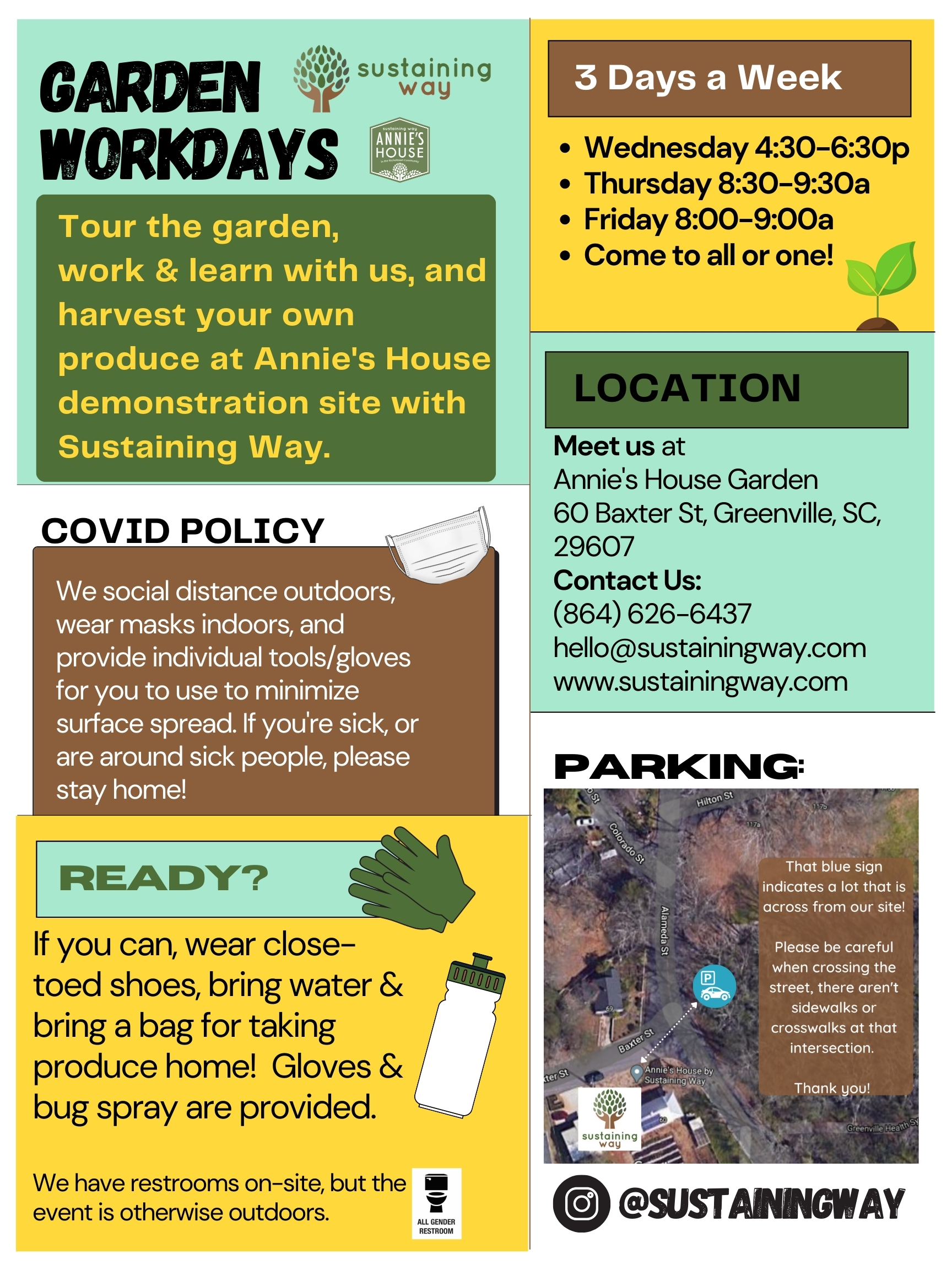 Fall 2021 Garden Workdays Fall 2021 Garden Workdays