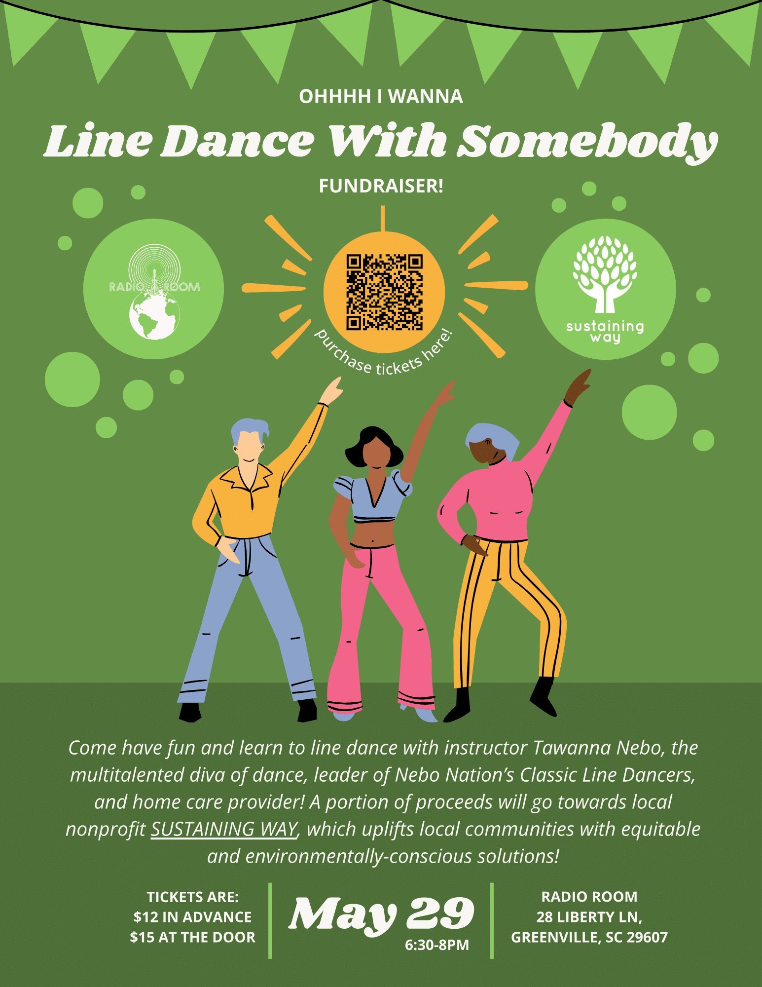 Line Dance with Somebody May 29 at Radio Room